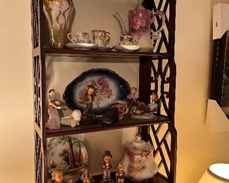 Vintage chippendale 4 tier wall shelf