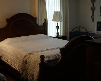 Walnut bed