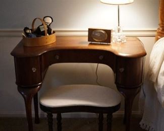 Dressing table and stool