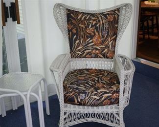 Vintage wicker chair