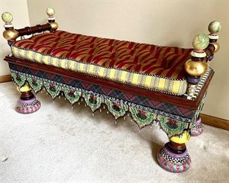 Mackenzie Childs Ridiculous Bench