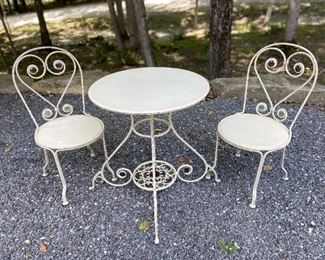 very nice child's jeweled ice cream set