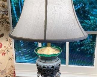 pair bohemian lustres