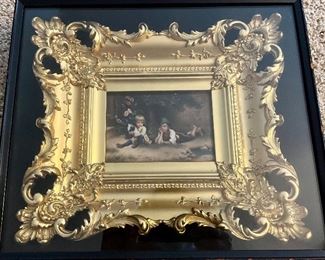 Signed Wagner KPM plaque