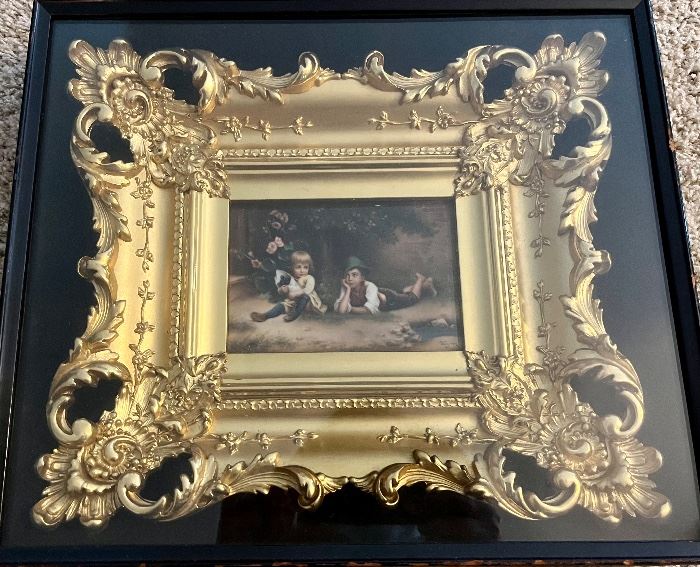 Signed Wagner KPM plaque