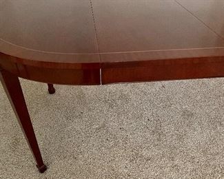 Detail of dining table