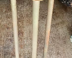 3-TIER METAL PILLAR CANDLE STAND