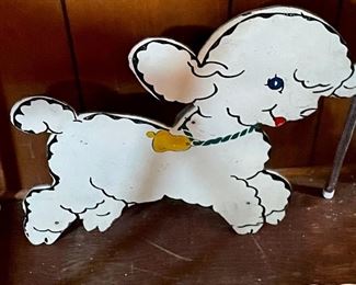 VINTAGE LAMB WALL ART
