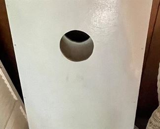 PAINTED CORN HOLE SET