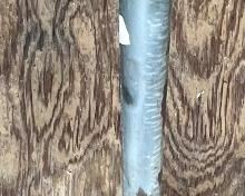 ANTIQUE LONG HANDLE ENAMEL WATER LADLE/SCOOP