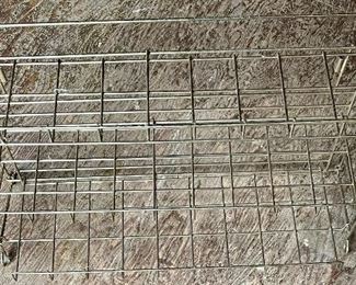 VINTAGE WIRE WALL PRODUCT DISPLAY SHELF