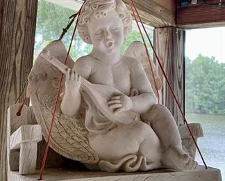 CHERUB/ANGEL ON SWING DECOR