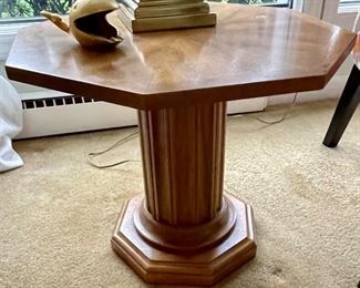 VINTAGE END/SIDE TABLE (2-AVAILABLE), BRASS WHALE