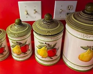 VINTAGE CANISTER SET