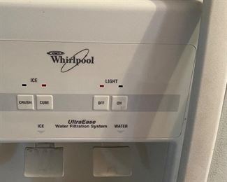 WHIRLPOOL SIDE-BY-SIDE FRIDGE/FREEZER