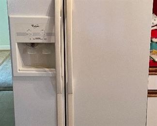 WHIRLPOOL SIDE-BY-SIDE FRIDGE/FREEZER