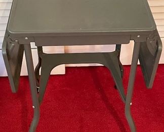VINTAGE METAL TYPEWRITER TABLE