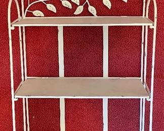SMALL METAL WALL SHELF