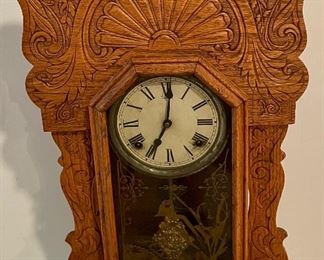 ANTIQUE SESSIONS MANTLE CLOCK
