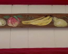 ELONGATED PAINTED DOUGH BOWL