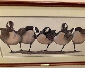 FRAMED CANADIAN GEESE PRINT