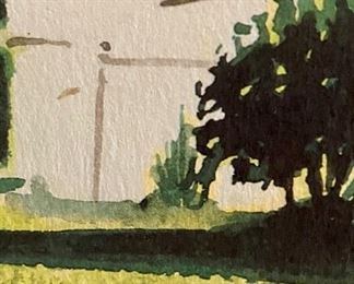 SIGNED, NUMBERED 122/250 "JACK and JILL" PRESCHOOL, HIGH POINT, NC by GREGORY ALDRIDGE