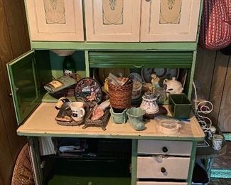 Super cool Hoosier cabinet!
