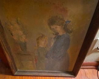 Coolest piece of art at this sale (opinion of opinion writer only).