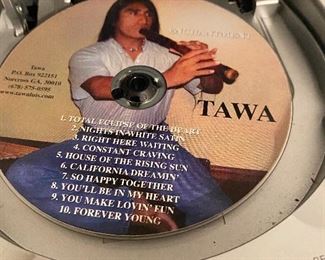 Tawa playing the mystical flute version of Total Eclipse of the Heart is as amazing as you would think. This CD shall be the soundtrack of the sale when you arrive.