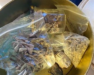 When I opened this canister I was so excited-because I love white sage!