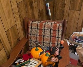 Retro chair to match retro couch.