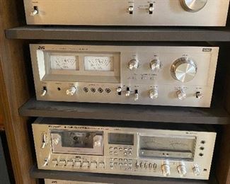 JVC Silver Face Stereo components. Sounds great!