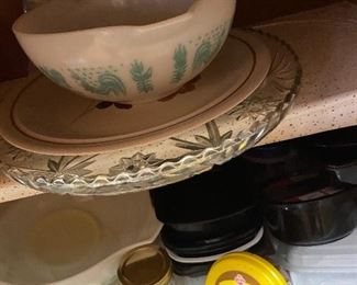 Great serving platters of crystal, silver, porcelain, and more.