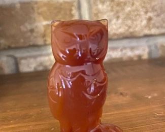 Owl of wisdom figurine.