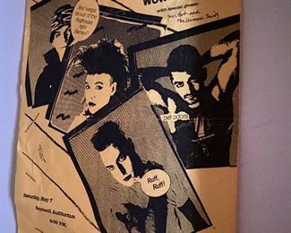 If anyone can prove they were at this Bow Wow Wow concert back in the day I will buy this poster for you.