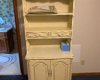 French Provincial bookcase/desk.