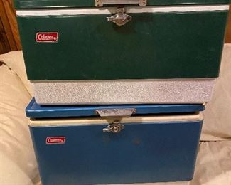 Way better picture of those awesome Coleman metal coolers.