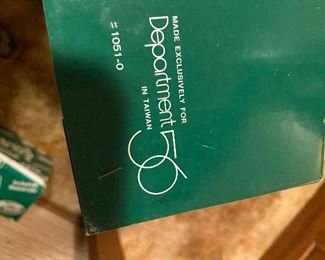 Dept 56 Christmas items.