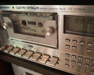 The world's first computer controlled cassette deck. 