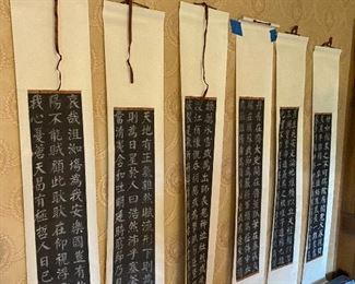 I'm pretty sure these read "this sale is going to be super amazing so come see Joel and his wonderful workers this week in Hoover".