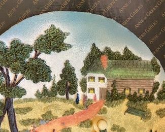 Anne of Green Gables plate. This plate sure makes Prince Edward Island look nice.