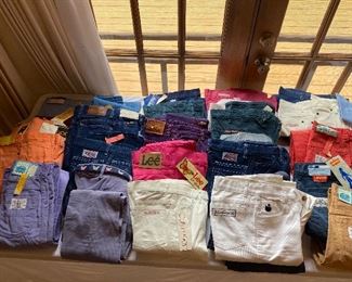 The greatest assortment of 1970's and 80's pants new with tags you will ever run across.