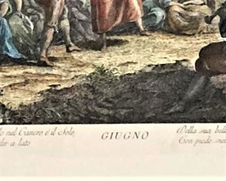 "Giugno" (June in Italian)