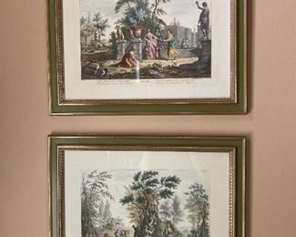 Framed Italian scenes