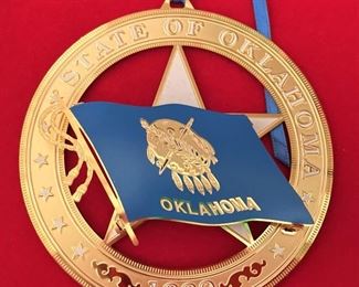 State of Oklahoma ornament - 1999