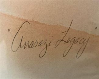 "Anasazi Legacy"  by Artist Jean Buchanan (Anasazi - a Navajo word meaning “ancient ones”)
