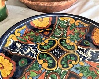 Colorful serving plate