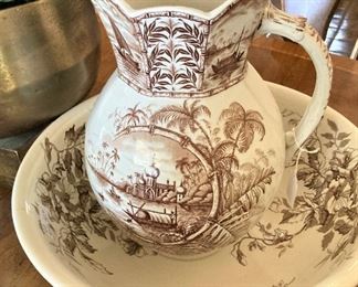 Bowl and pitcher