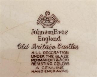 Johnson Bros - England - "Old Britain Castles"