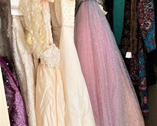 Vintage evening dresses (as is)